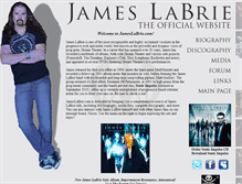 Tablet Screenshot of jameslabrie.com